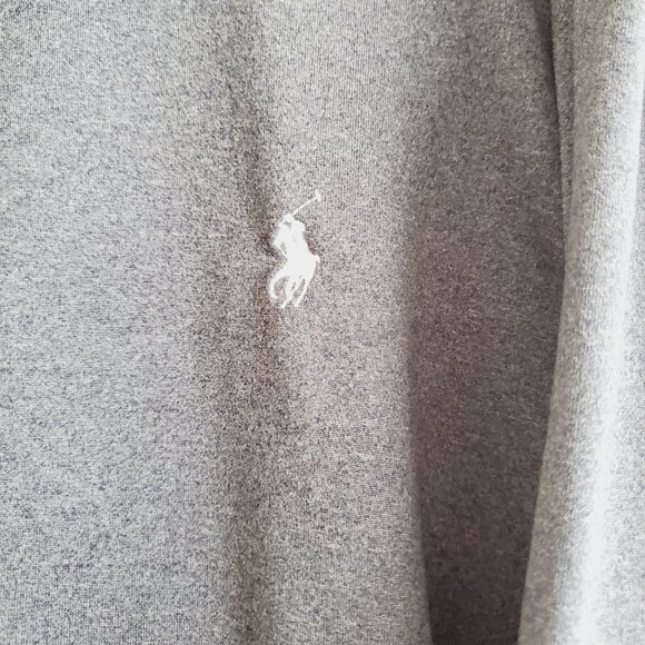 Polo Ralph Lauren Performance Quarter Zip Pullover Men XXL Gray Wicking Tech - Picture 4 of 11